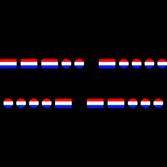 86 47 in Morse Code Unisex t-shirt