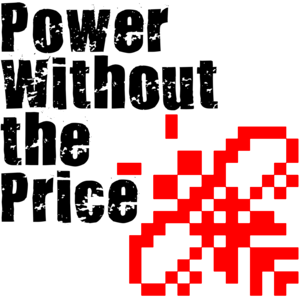 Power Without The Price Cork-back coaster