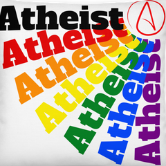 Atheist Pride Premium Pillow - Free Shipping in the US