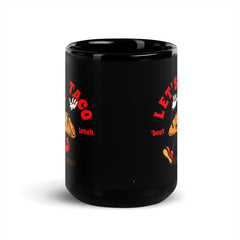 taco 'bout lunch black glossy mug