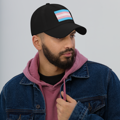 US Flag in Trans Colors Dad hat