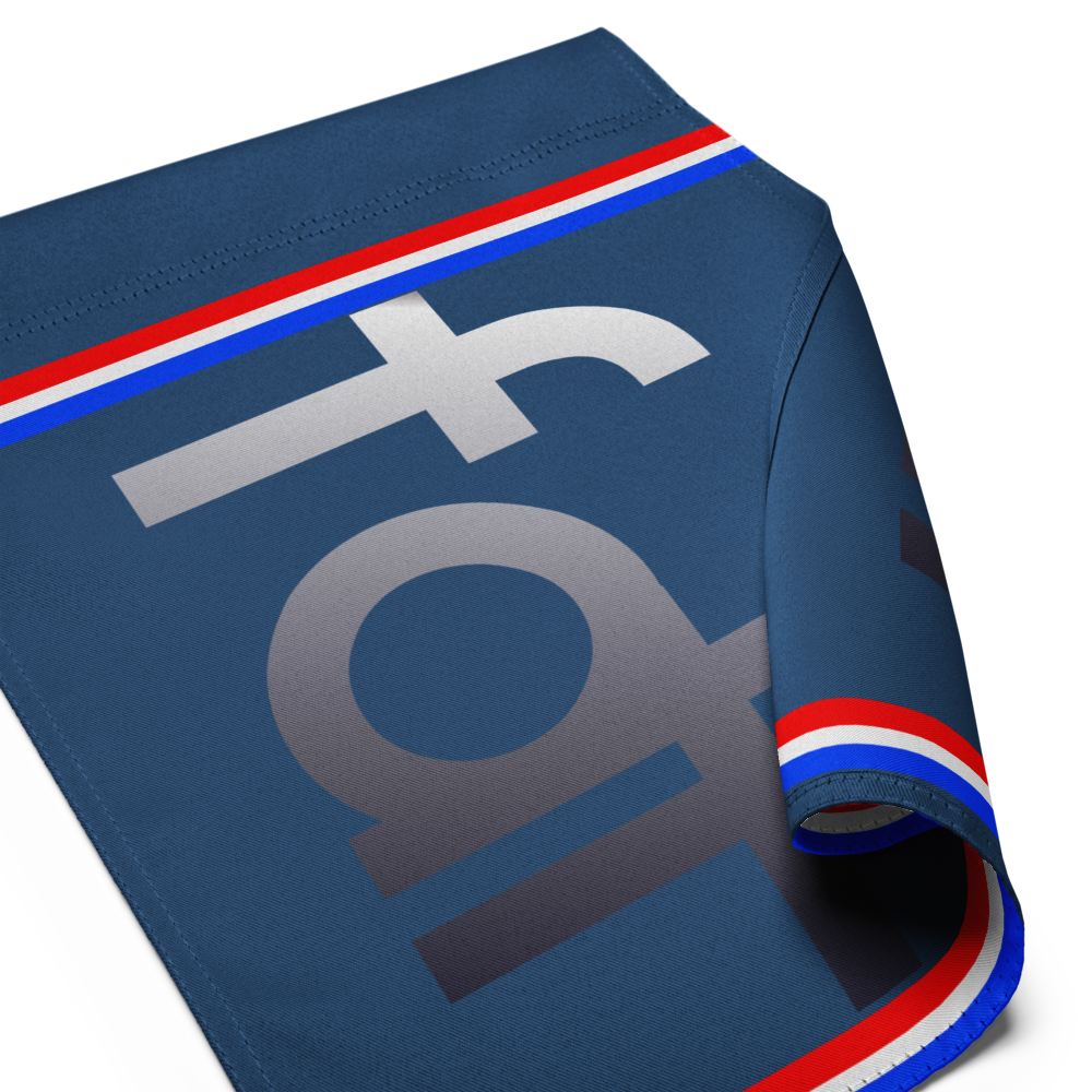 fdt with stripes on blue Garden flag