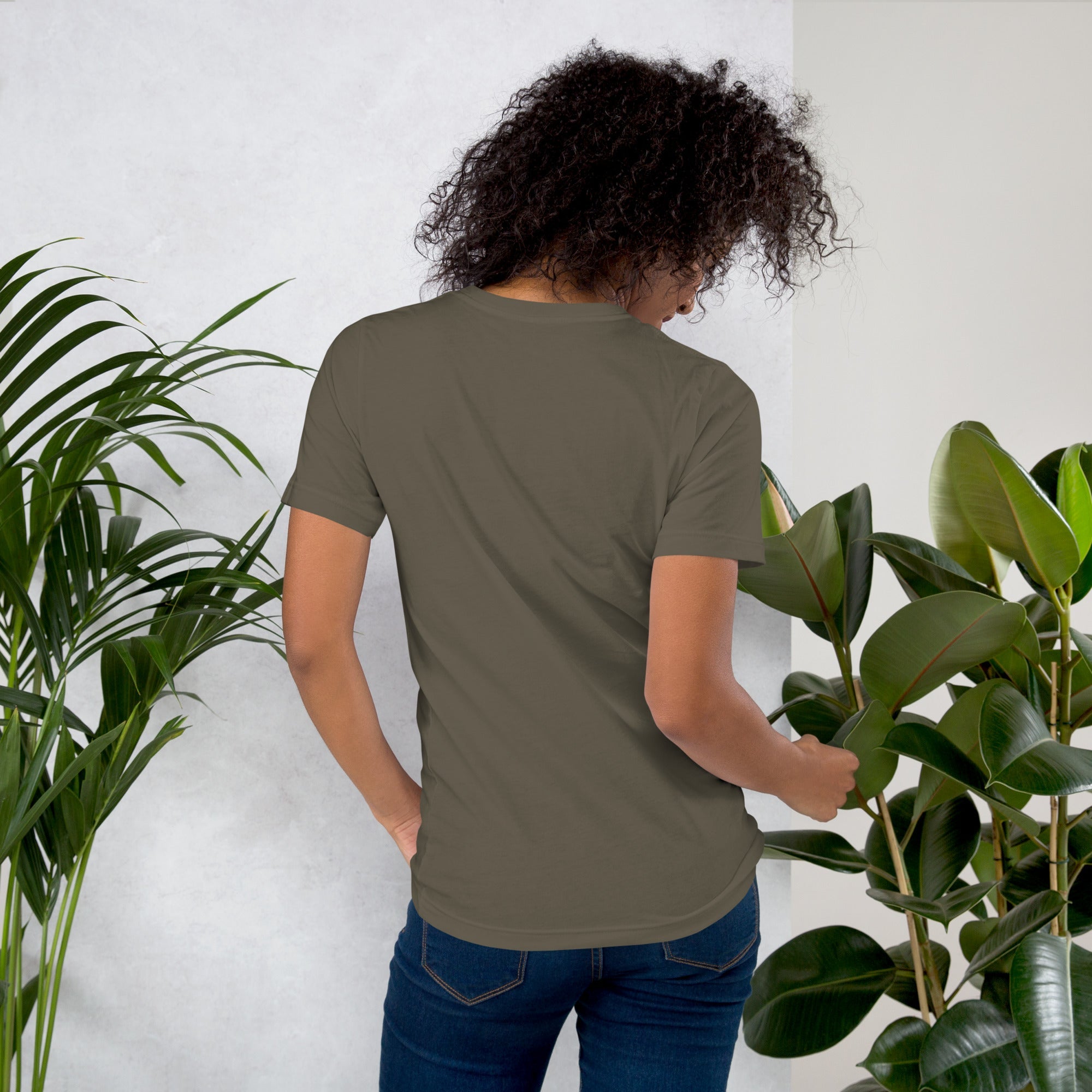 Unisex t-shirt with "I am not Weird" in purple text, soft cotton, sustainable fashion.
