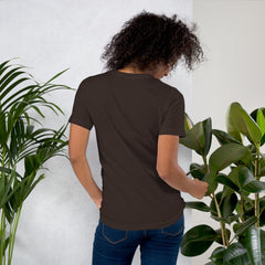 Unisex t-shirt with "I am not Weird" in purple text, soft and lightweight fabric.