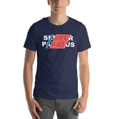 Semper Paratus w/USCG racing stripe Unisex t-shirt