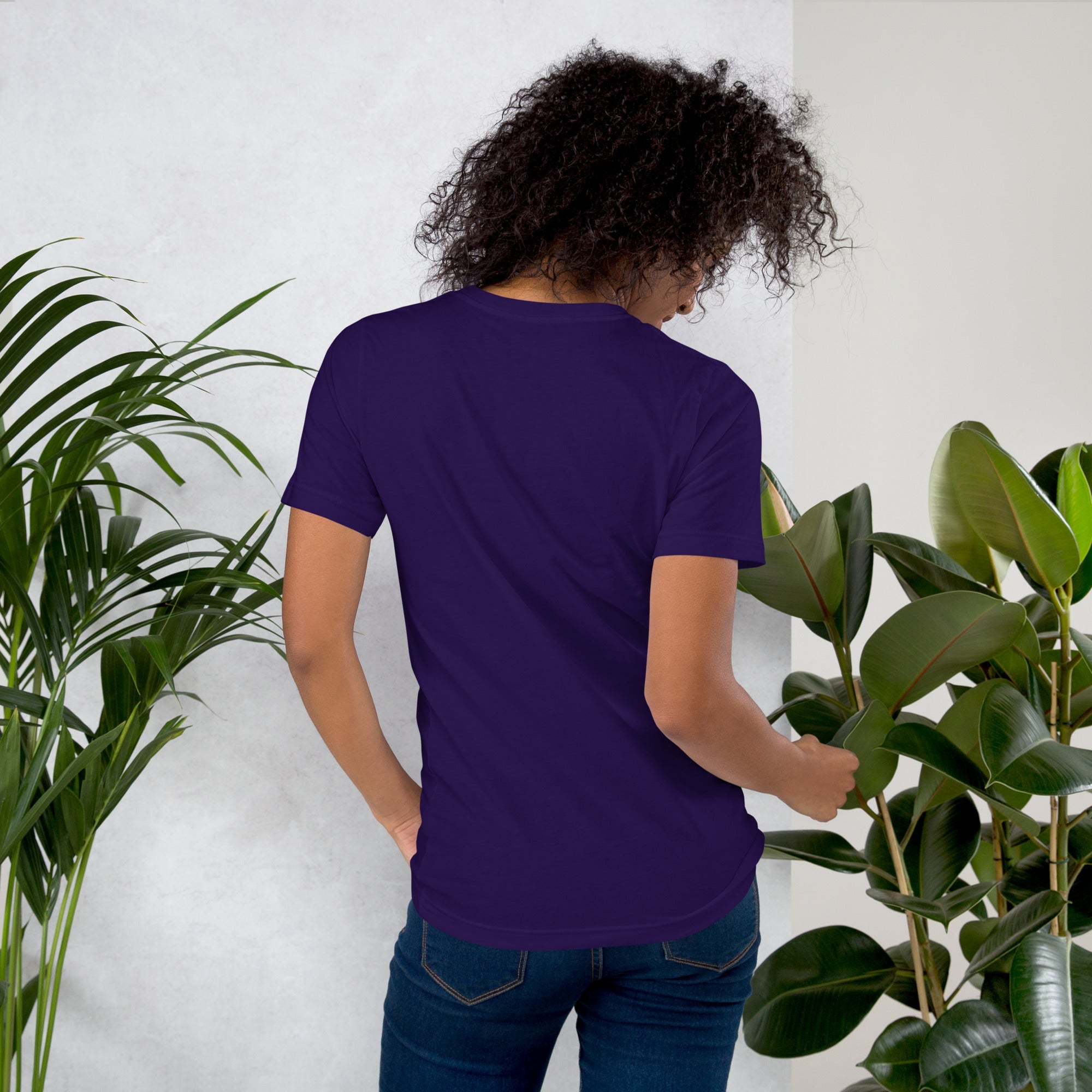 Unisex t-shirt with "I am not Weird" in purple text, soft and lightweight, perfect for unique style.