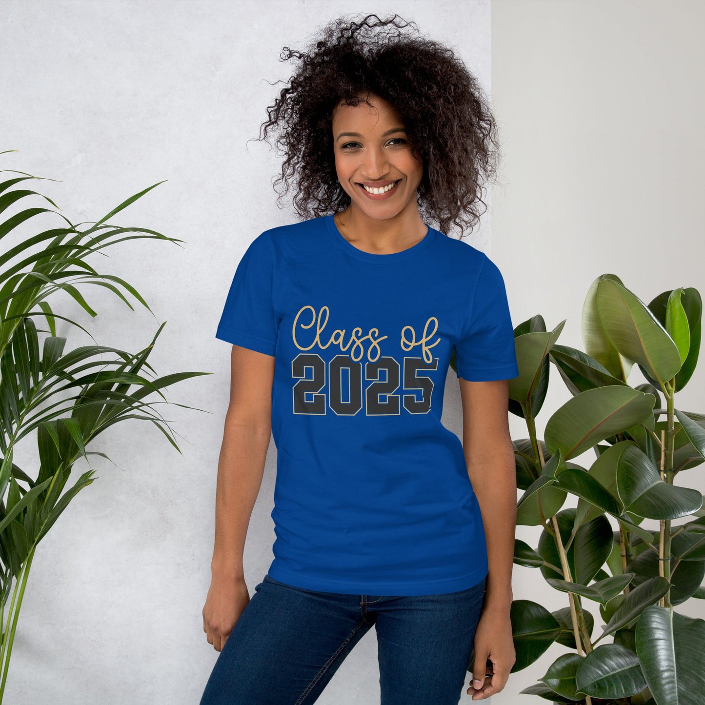 Class of 2025 unisex t-shirt, soft and lightweight, perfect for upcoming graduation.