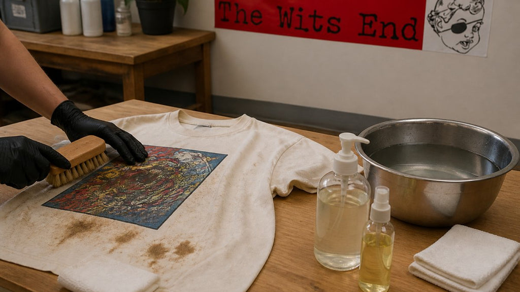 How to Remove Graphic Tee Stains Without Damaging Print
