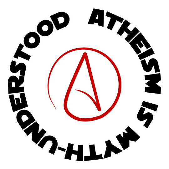 Atheism is Myth-Understood White glossy mug
