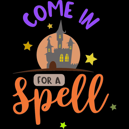 Halloween - Come in for a spell Garden flag