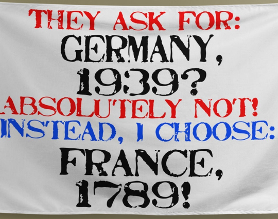 Germany or France - (white  field) Flag