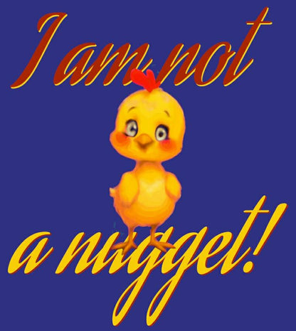 I am not a nugget!  Vegetarian/Vegan Youth Short Sleeve T-Shirt