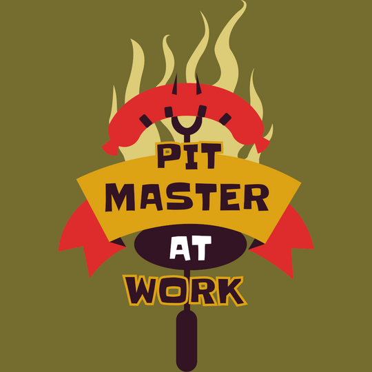 Pit Master at Work Organic cotton apron