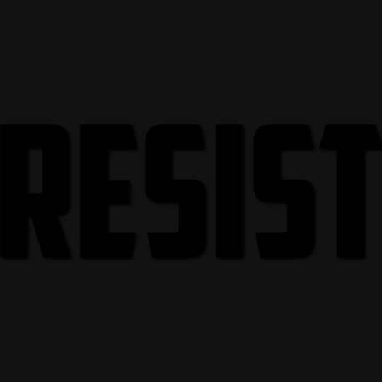 RESIST 3D Puff embroidered Five Panel Cap