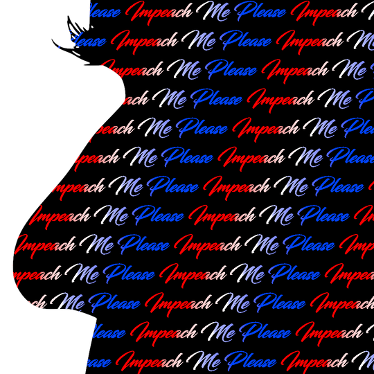 Trump - Impeach Me Please Silhouette Unisex t-shirt