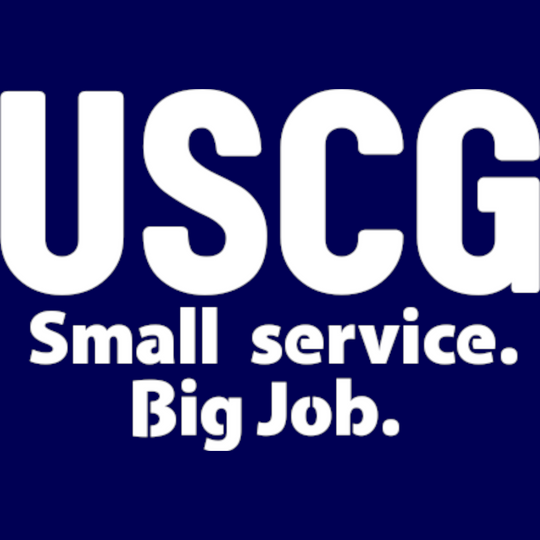 USCG - Small Service. Big Job. Distressed Dad Hat