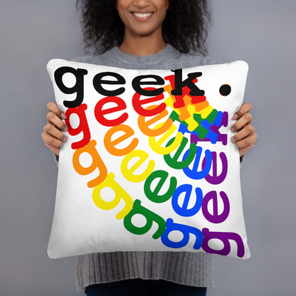 Geek Pride Premium Pillow -Free Shipping to  the US