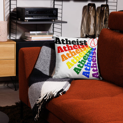 Atheist Pride Premium Pillow - Free Shipping in the US