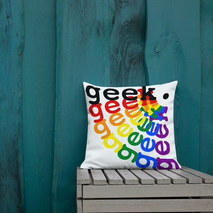 Geek Pride Premium Pillow -Free Shipping to  the US