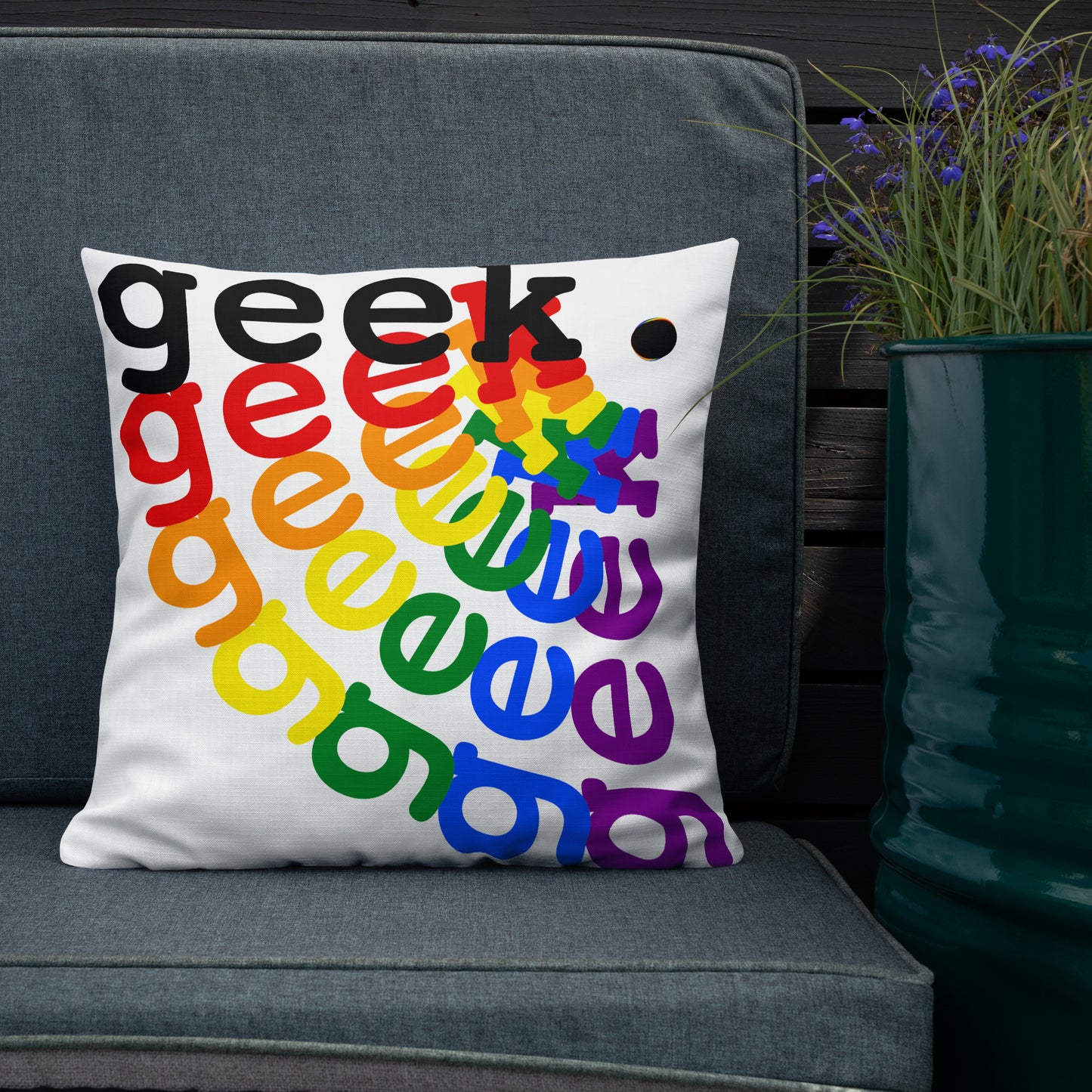 Geek Pride Premium Pillow -Free Shipping to  the US