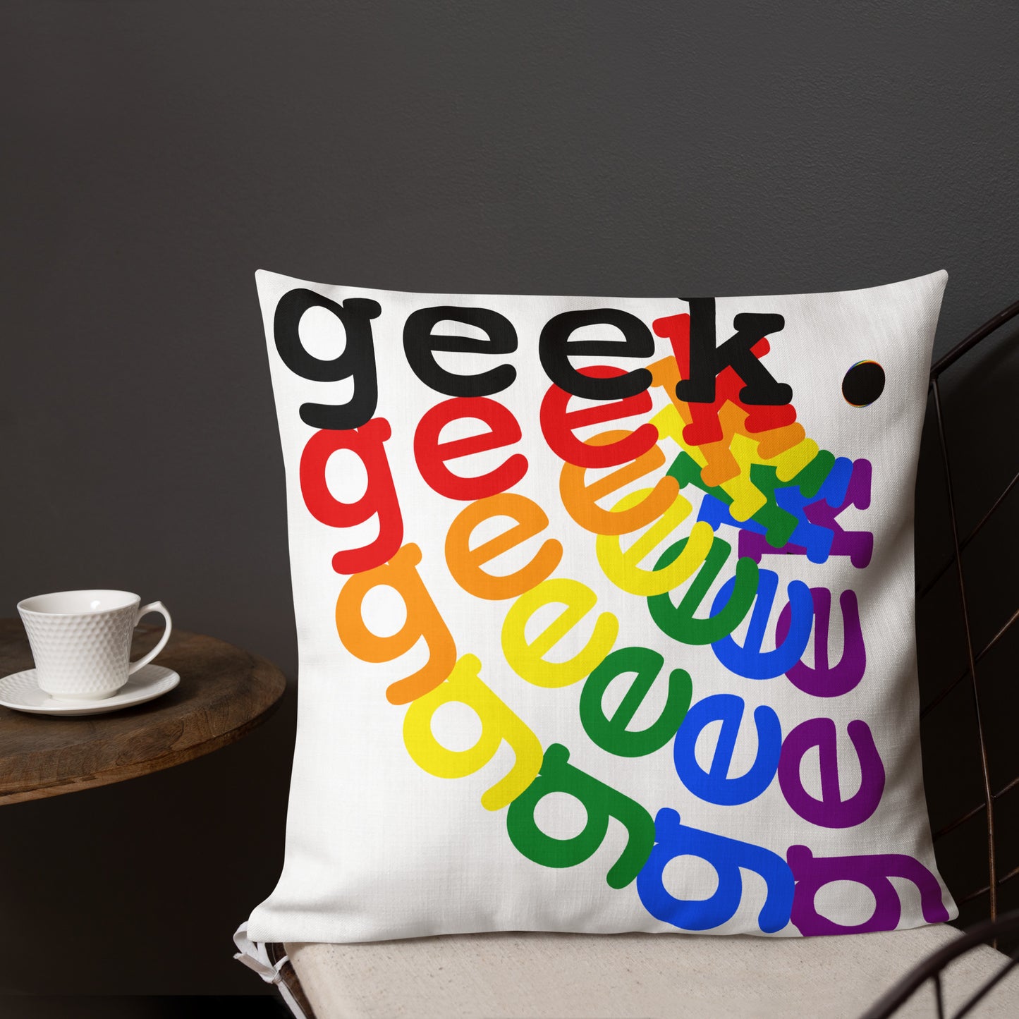 Geek Pride Premium Pillow -Free Shipping to  the US