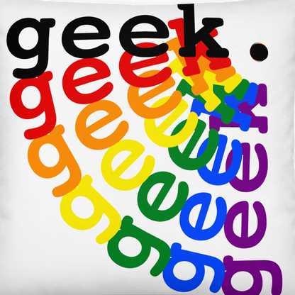 Geek Pride Premium Pillow -Free Shipping to  the US