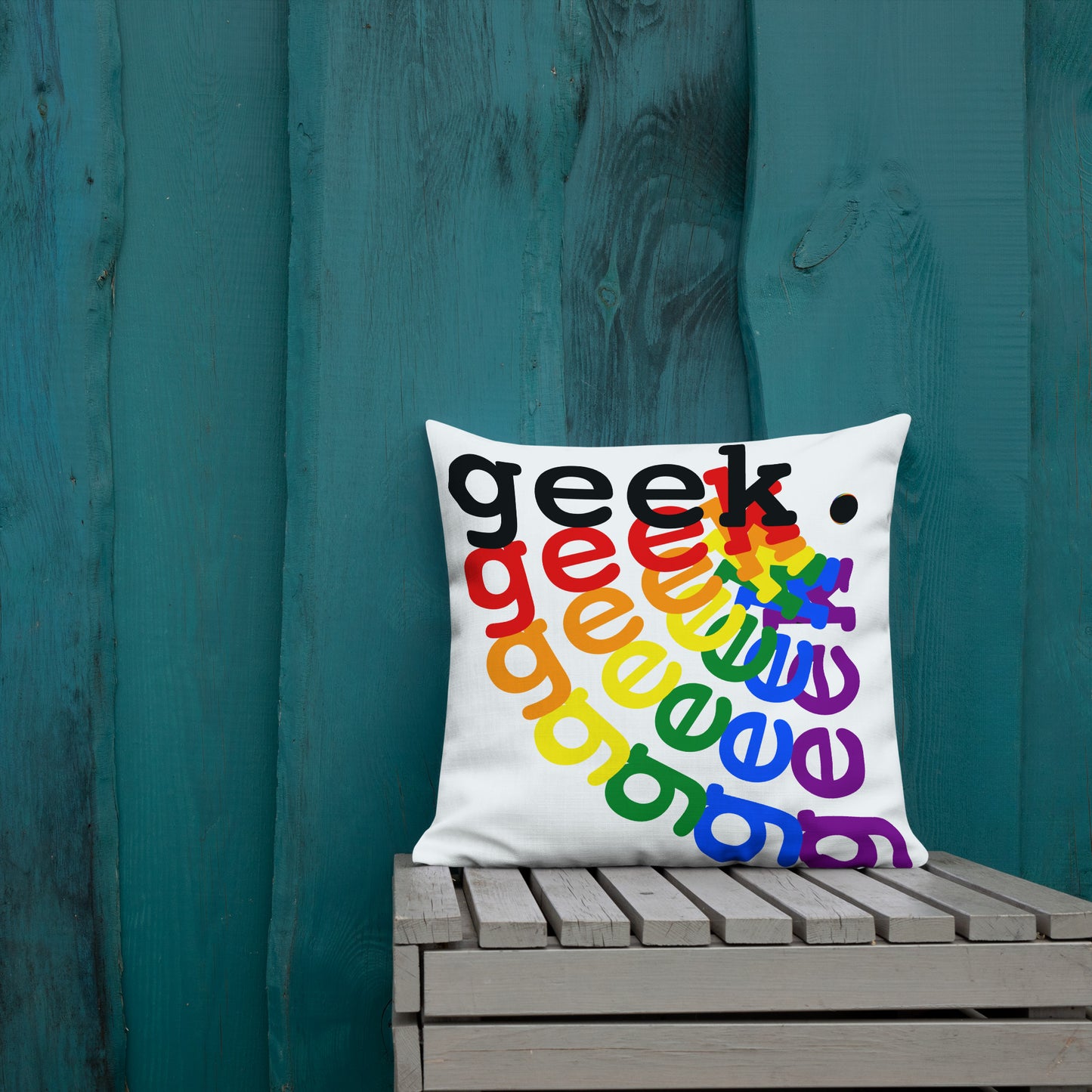 Geek Pride Premium Pillow -Free Shipping to  the US