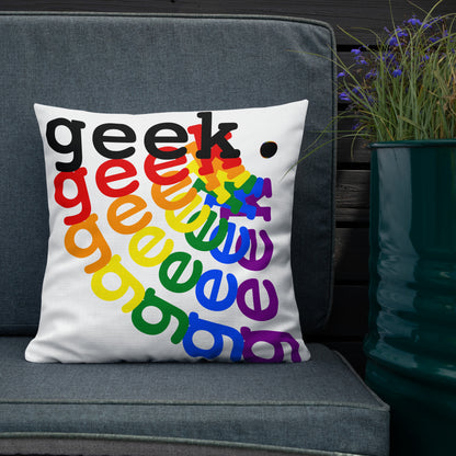 Geek Pride Premium Pillow -Free Shipping to  the US