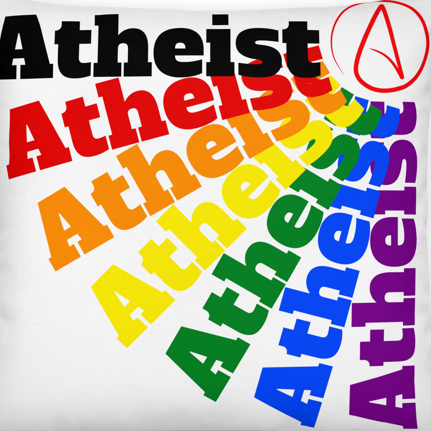 Atheist Pride Premium Pillow - Free Shipping in the US