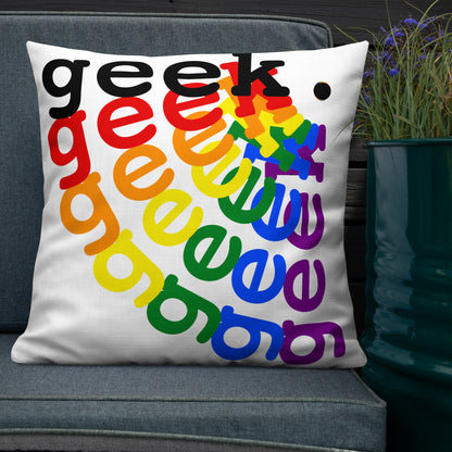 Geek Pride Premium Pillow -Free Shipping to  the US