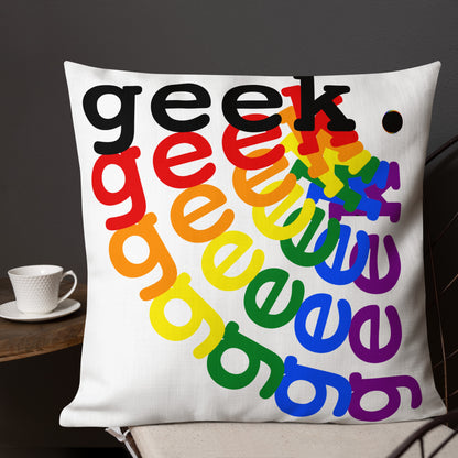 Geek Pride Premium Pillow -Free Shipping to  the US