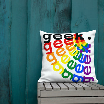 Geek Pride Premium Pillow -Free Shipping to  the US