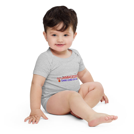 Stormageddon  -Dark Lord of All baby short sleeve one piece