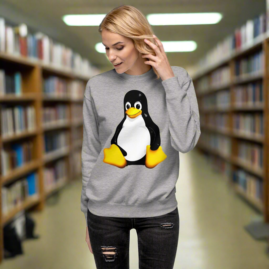 Tux, the Linux Mascot Unisex Premium Sweatshirt