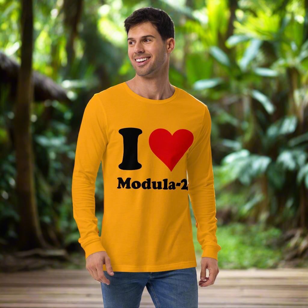 I ❤️ Modula-2 Unisex Long Sleeve Tee