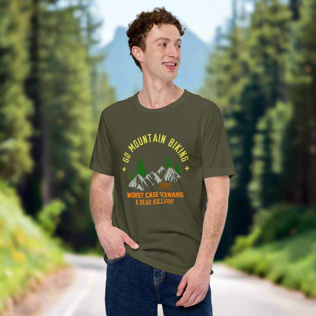 Go Mountain Biking Unisex t-shirt