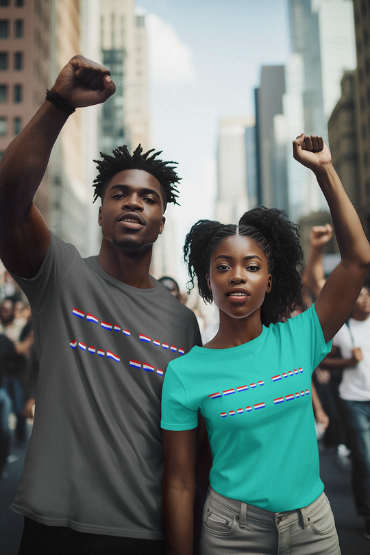 86 47 in Morse Code Unisex t-shirt