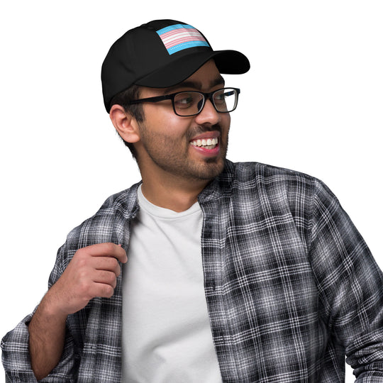 US Flag in Trans Colors Dad hat