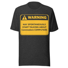 Retro OS Warning T-shirt with bold industrial design for tech enthusiasts