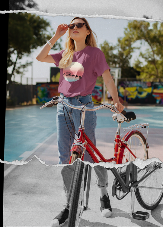 Go Bicycling - Dark colors Unisex t-shirt