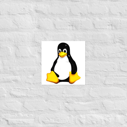 Tux the Linux Mascot Poster