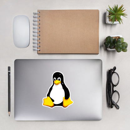 Tux the Linux Mascot Bubble-free stickers