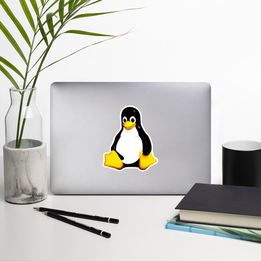 Tux the Linux Mascot Bubble-free stickers