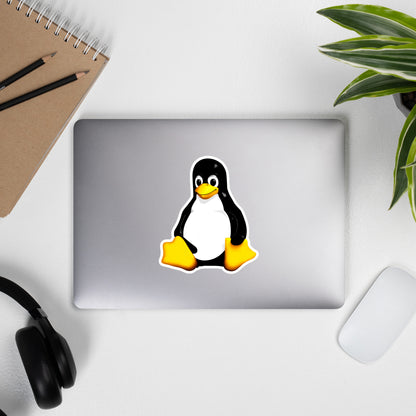 Tux the Linux Mascot Bubble-free stickers