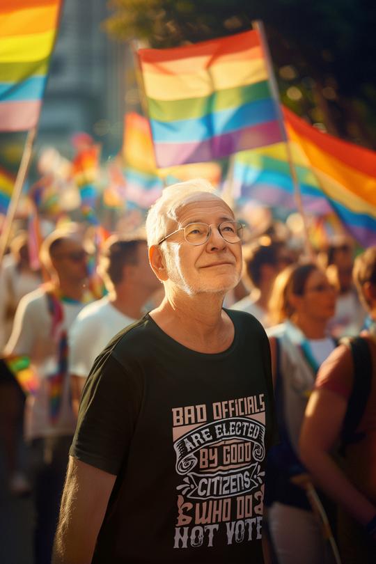 Bad Officials are Elected by Good Citizens who do not Vote Unisex t-shirt
