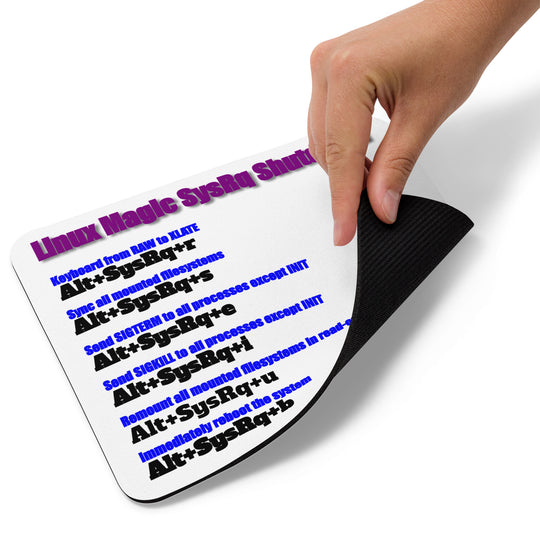 Linux Magic SysRq Shutdown Mouse pad