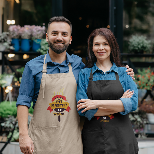 Pit Master at Work Organic cotton apron