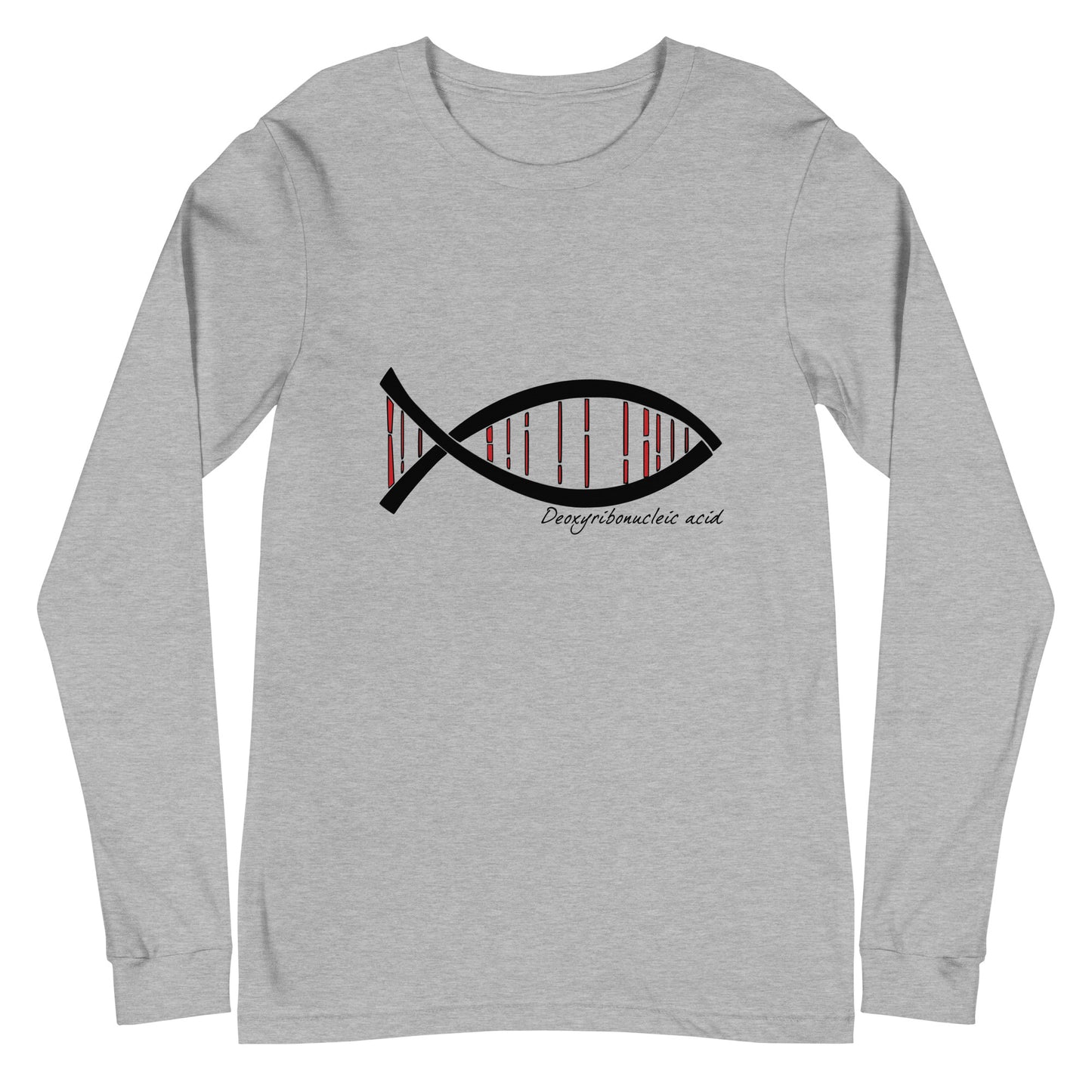 Science DNA Fish Unisex Long Sleeve Tee