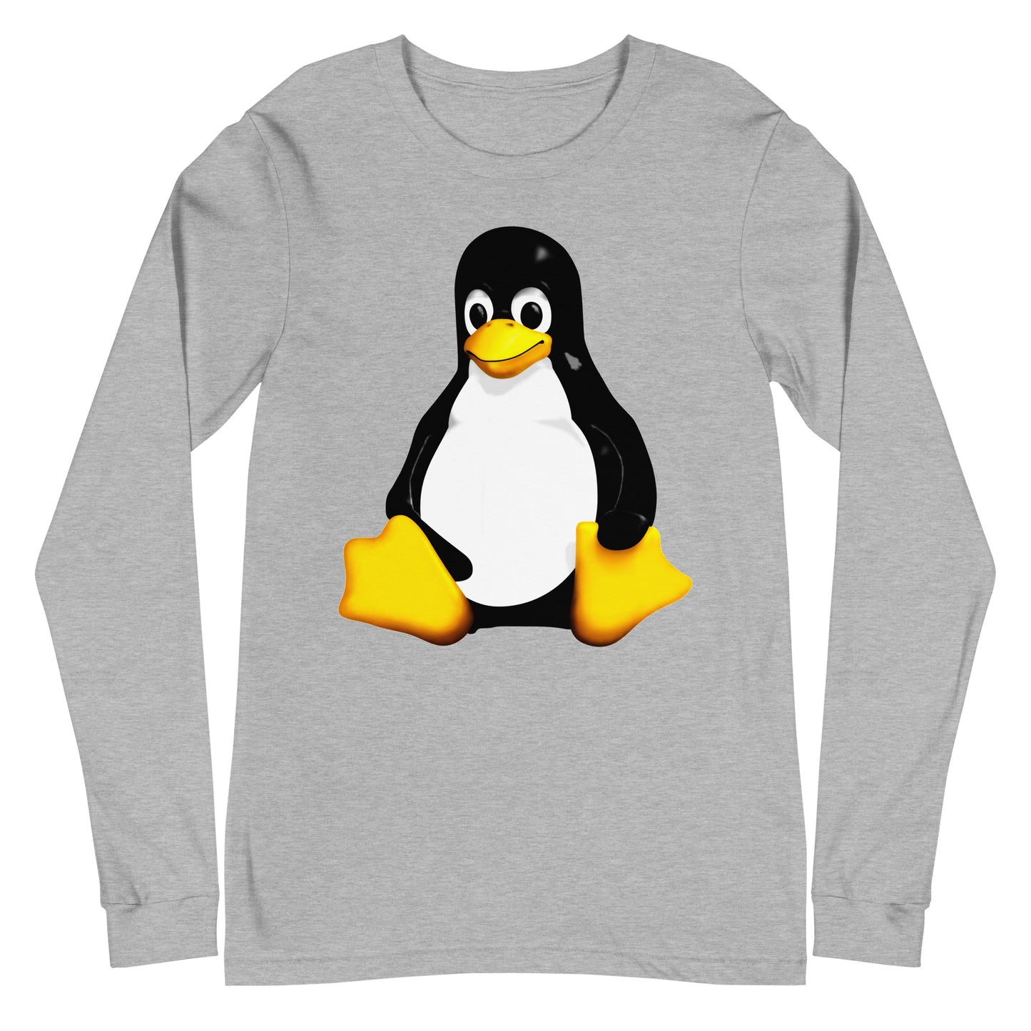 Tux the Linux Mascot Unisex Long Sleeve Tee