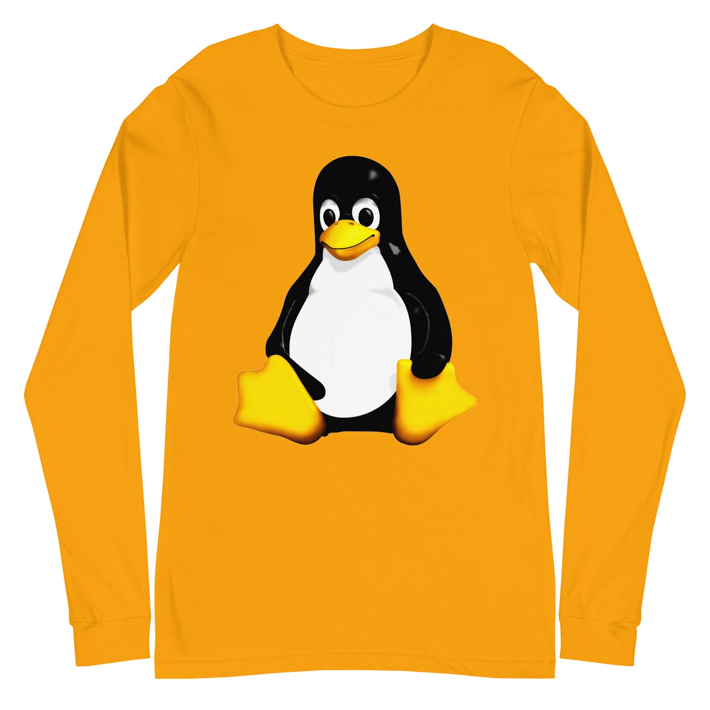 Tux the Linux Mascot Unisex Long Sleeve Tee